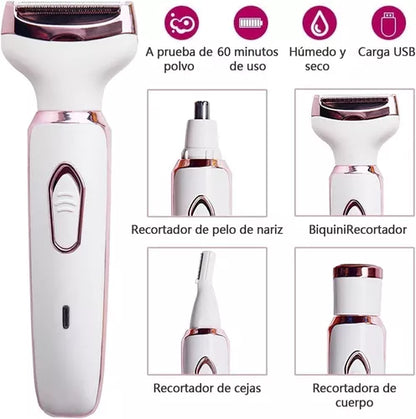 SoftLuxe Shaver™ - Depiladora Maquina Recargable 4 En 1