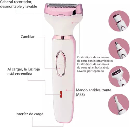 SoftLuxe Shaver™ - Depiladora Maquina Recargable 4 En 1